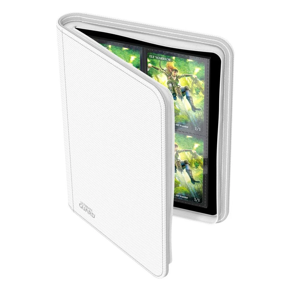 Ultimate Guard Zipfolio (160 double-sleeved cards) 8-Pocket 70 x 97 mm Xenoskin - White